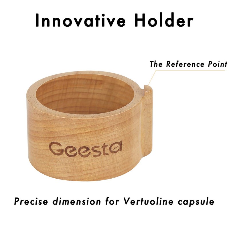 GEESTA Reusable Aluminum Foil Seals Kit Compatible with Nespresso Vertuoline