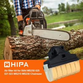 Hipa MS250 Air Filter Tune Up Kit for Stihl 025 MS 250 021 MS230 MS210 023 Chainsaw Models W 1123 120 1651 Air Filter Spark Plug Fuel Oil Line Filter Parts