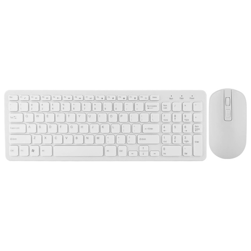 108 Keys MultiFunctional 2.4G Wireless Keyboard Mouse Combo High Sensitivity