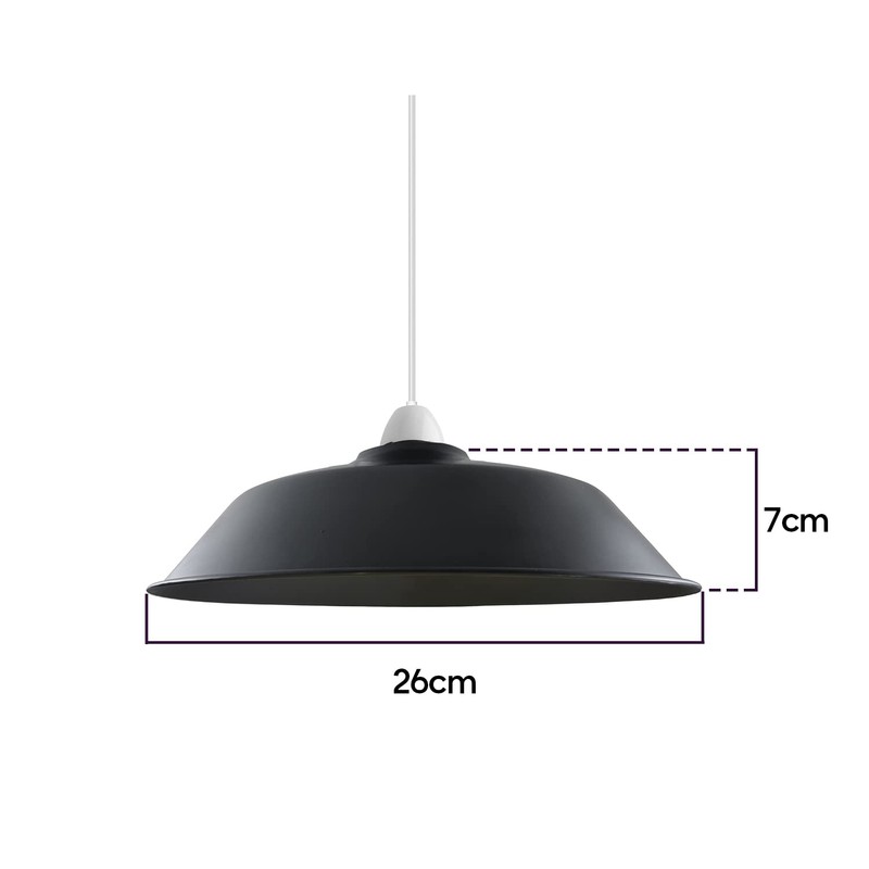 Retro Ceiling Light Pendant Light Metal Lampshade Modern Industrial Vintage