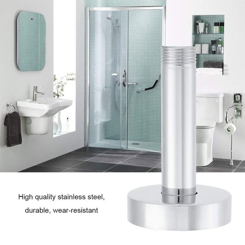 Stainless Steel Shower Arm With Plates For Bathroom And Bath