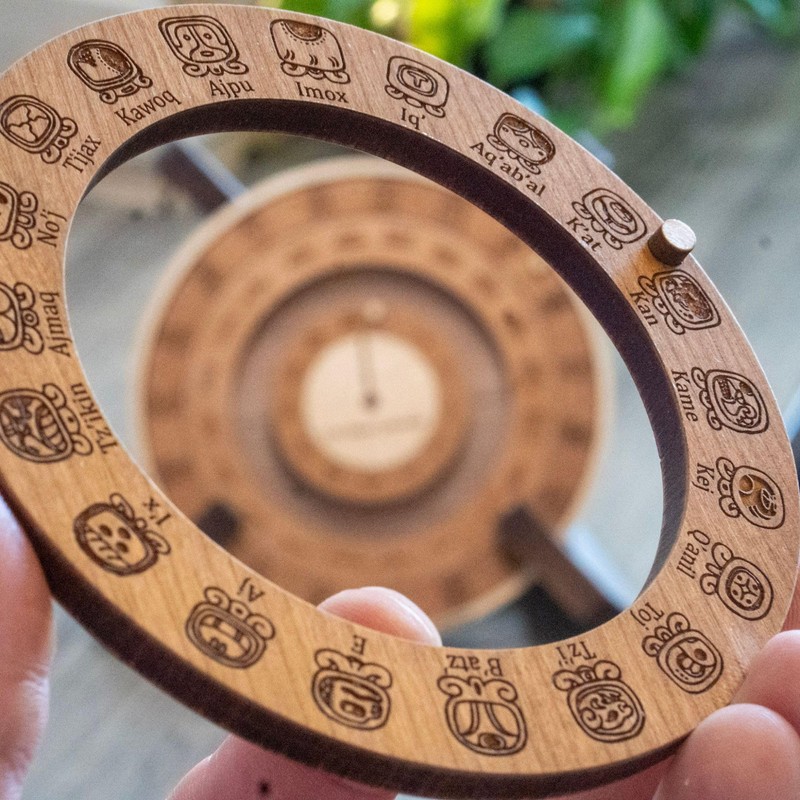 Maya Calendar – Wooden Cholq’ij and Haab’ Replica for Learning
