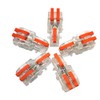 MTUERANC Wire Connectors, 5Pack Compact Lever Wire Nuts Connectors Wire