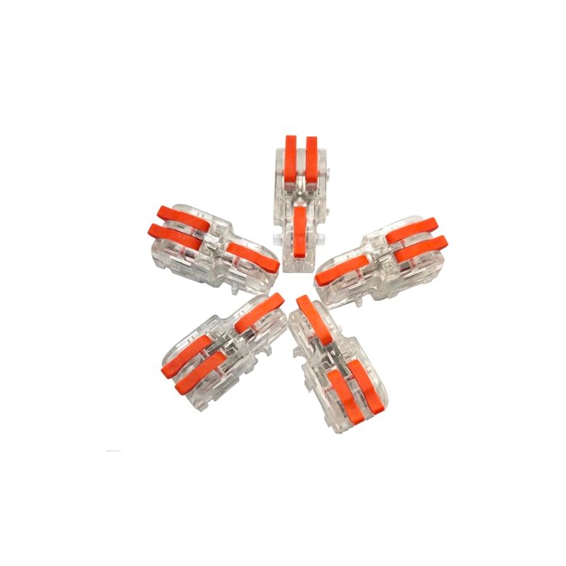 MTUERANC Wire Connectors, 5Pack Compact Lever Wire Nuts Connectors Wire