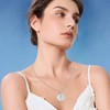 MICYUMI Women's Photo Locket Necklace 925 Sterling Silver Bee Pattern
