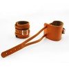HemeraPhit Adjustable Genuine Leather Wrist Wraps Weight Lifting Wrist Support