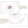 QUARKZMAN Pack of 2 Retro Lace Place Mats, French Crochet