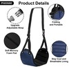 Adjustable Airplane Footrest, Portable Foot Hammock for Airplane, Under Office