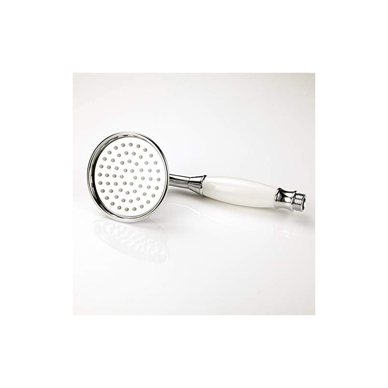 Skybath Brass Larger Size Shower Head Traditional Victorian Style Handheld