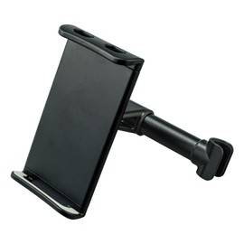 コモライフ 車用 タブレットホルダー 【耐荷重：約500g】 タブレットスタンド スマホスタンド スマホホルダー タブレット スマホ ホルダー 車 車載 車載ホルダー 携帯ホルダー 後部座席専用 上下・左右 角度調節可能 カー用品 ヘッドレスト 取り付けカンタン 伸縮バー シリコンパッド付き ケーブル穴 充電しながら視聴可能 動画 映画 アニメ 視聴