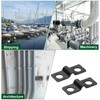 uxcell 100Pcs U-Shaped Pipe Clamp, 1/8 Inch(3mm) 2 Hole U-Tube