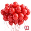 100 Pezzi Palloncini rossi, 12 Inches, in lattice naturale, con