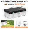 12x24 FT Rectangular Pool Cover, Solar Covers for Above Ground