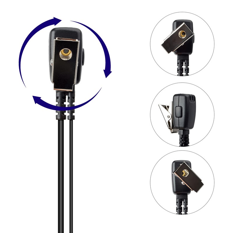 HYS ICOM / Midland Compatible Walkie Talkie Earphone Microphone Set