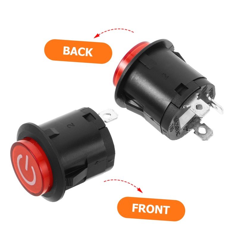 Kisangel Electric Button Start Switch Easy Install Electronic Switch for