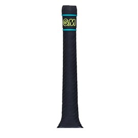 Gunn & Moore GM Cricket Bat Grip | Fuze | Premium Rubber | Suitable for Virtually All Bats | Full Size - 12 Inches | 1 Grip | Aion Black, Cyan & Yellow