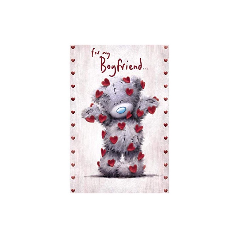Me To You Bear Boyfriend Softly Drawn Valentine's Day Card