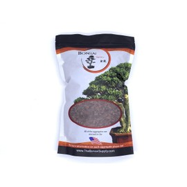 Pine Bark Fines for Bonsai, Orchids and Other Potted Plant Soil mixes. 1/4" Particle Size, 2 Quart resalable Bag by The Bonsai Supply
