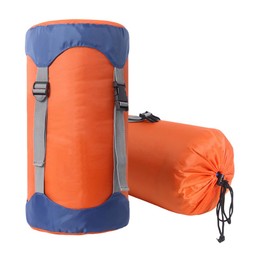 CZAKOMIX 1 x Compression Sack, Lightweight Compression Bag, Waterproof Compression Sacks, Roll Closure for Sleeping Bag, Space-Saving Equipment for Camping, Hiking, Travel (M)