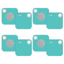 MightySkins Skin Compatible with Tile Mate w/Replaceable Battery (2018) - Solid Turquoise | Protective, Durable, and Unique Vinyl wrap Cover | Easy to Apply, Remove | Made in The USA