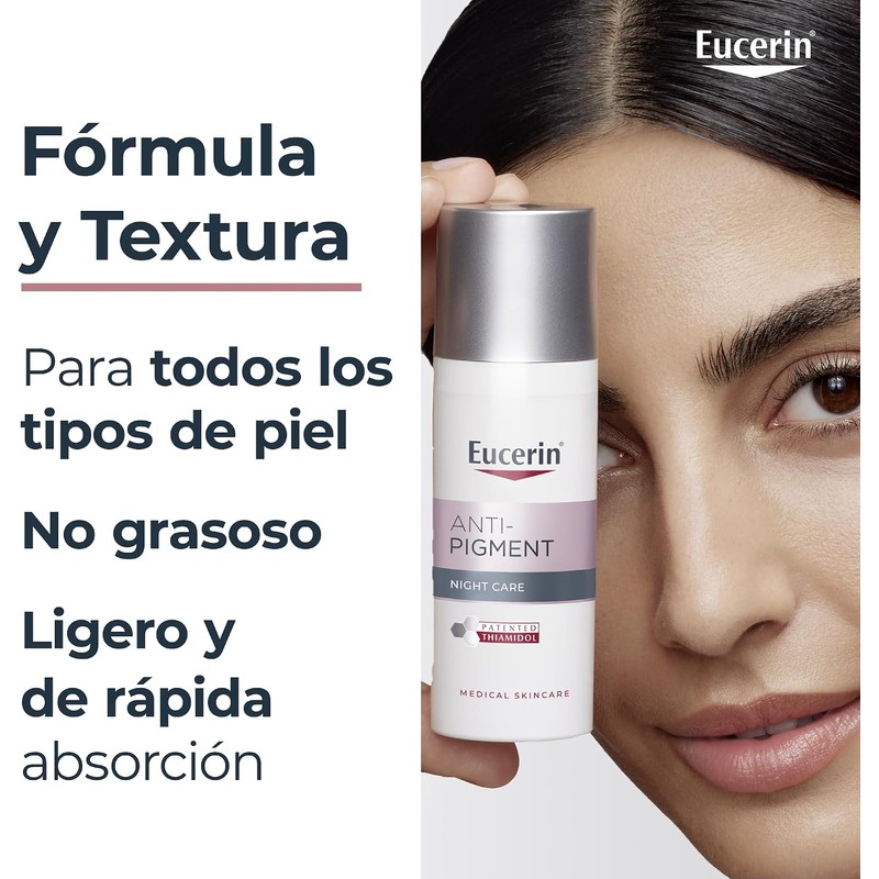 Eucerin Anti-Pigment Crema Facial de Noche 50 ml con Thiamidol