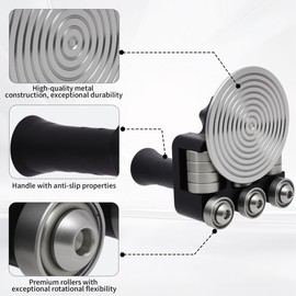 Circular Metal Bender, Compact Manual Metal Bending Machine, Sheet Metal Folding, Multi-Metal Compatible Bending Machine, Black
