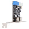 USB3.0 Expansion Card 2 Port 19 Pin 4P PCIE to