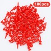 100 Pcs Golf Tees, 32MM Plastic Golf Tees, Castle Tees