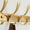 SKOLOO Wall Mounted Coat Rack - 10 Hooks, Heavy Duty,