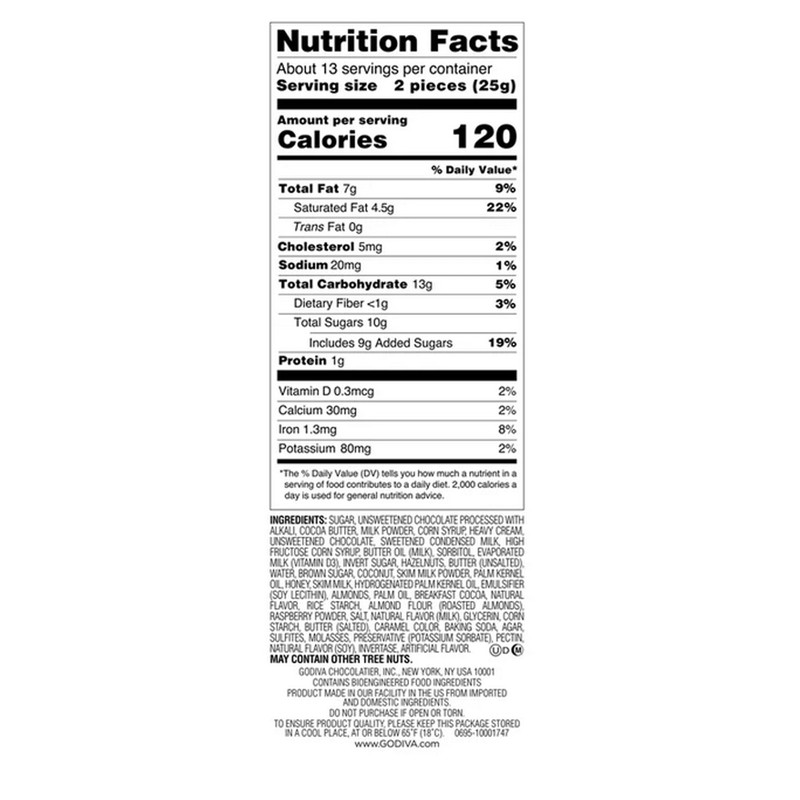 Godiva Belgium Goldmark Assorted Chocolate 10.9 OZ