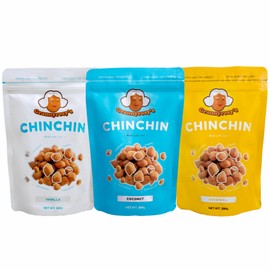 Grannyrosy’s Homemade Nigerian Chin Chin (300g) - Pack of 3 (Classic, Coconut & Vanilla Flavours) | Crunchy and Delicious West African Snack | Rich in Proteins, Iron and Dietary Fibre
