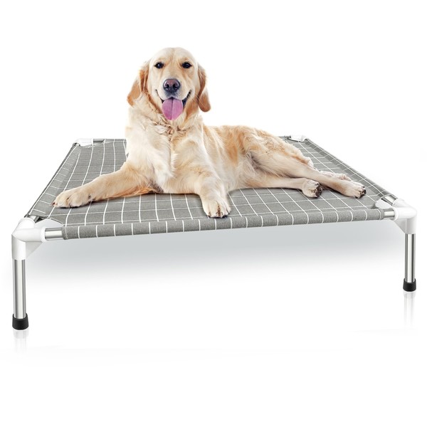 Elevated Dog Bed Pet Cot - Dog Cots Beds for Medium Dogs | Detachable Raised Cat Dog Pet Bed for Medium Dogs