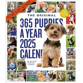 365 Puppies-A-Year Picture-A-Day® Wall Calendar 2025