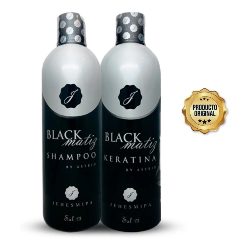 Kit 1000 g Black Matiz Keratina Y Shampoo Black Matiz