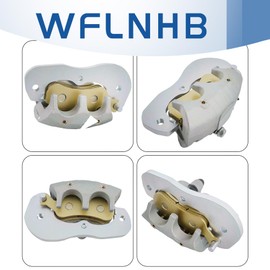 WFLNHB Rear Left Brake Caliper with Pads Replacement for Can-Am Defender Maverick Trail Maverick Sport Replacement for 705601889 705601466 2017-2023