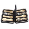 SONGMICS Zippered Portable Watch Storage Box Case for 8 Watches