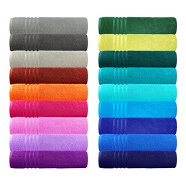 Lashuma London Children's Hand Towel Small 30 x 50 cm Red Rhubarb