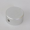 Linkman Aluminum Knob (For Volume) Silver, 1.2 inches (30 mm) Shaft, 0.2 inches (6.1 mm) [30 x 15 BPS]