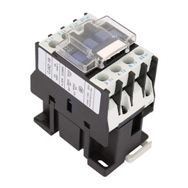Contactor de CA, CJX2-1801 Contactor de CA eléctrico industrial de alta sensibilidad 220V 18A, Contactor eléctrico para aplicaciones de energía, distribución y energía