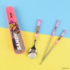 Space efficiency Brawl Stars Vacuum Spoon Case Set (Sandy) - Pink