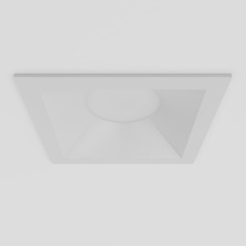 VidaLite Inspira 3in White LED Recessed Ceiling Light, Square Canless Downlight Kit with Selectable 5CCT Color Temperature & Full Range Dimmer, 1000LM Brightness, 12W, ETL, IC & IP44 Wet Rated