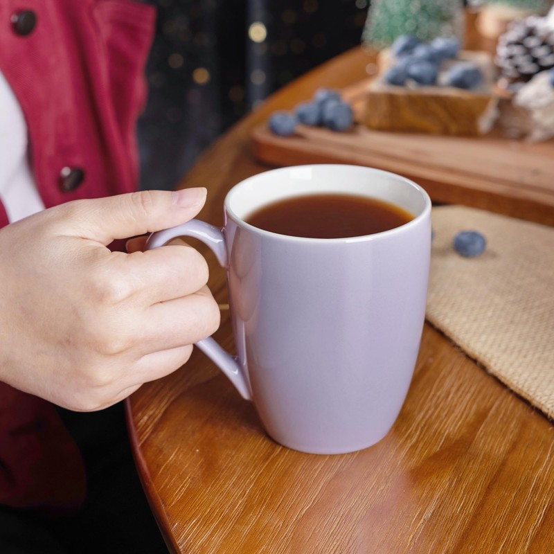 GBHOME 16 oz Large Porcelain Coffee Mugs Set of 6,