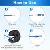 200 Pcs Female Quick disconnects Vinyl Insulated Spade Wire Connectors,