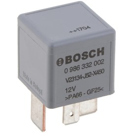 BOSCH 0986332002 Normal Open Mini Relay - 4 Pins, 12 V, 70 A - Single