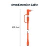 Tonton 30FT 9M 8mm Extension Cable 14AWG for Solar Generators,
