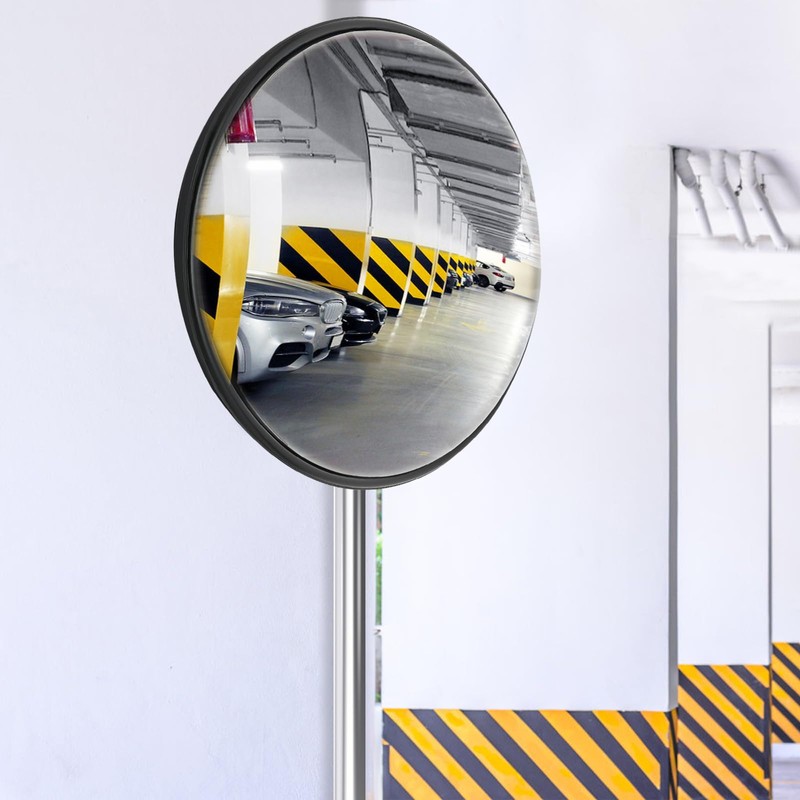 18" Convex Mirror Outdoor Security and Blind Spot Mirror for