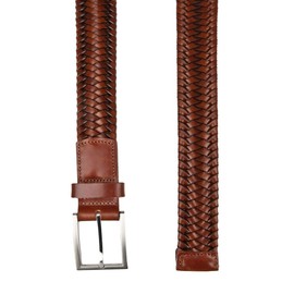 LLOYD Men's Belts 7586 Braided Belt Navy / Blue, Cognac