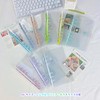 zenoco Seal Book, Transparent Binder for Girls, A6, 6 Holes,