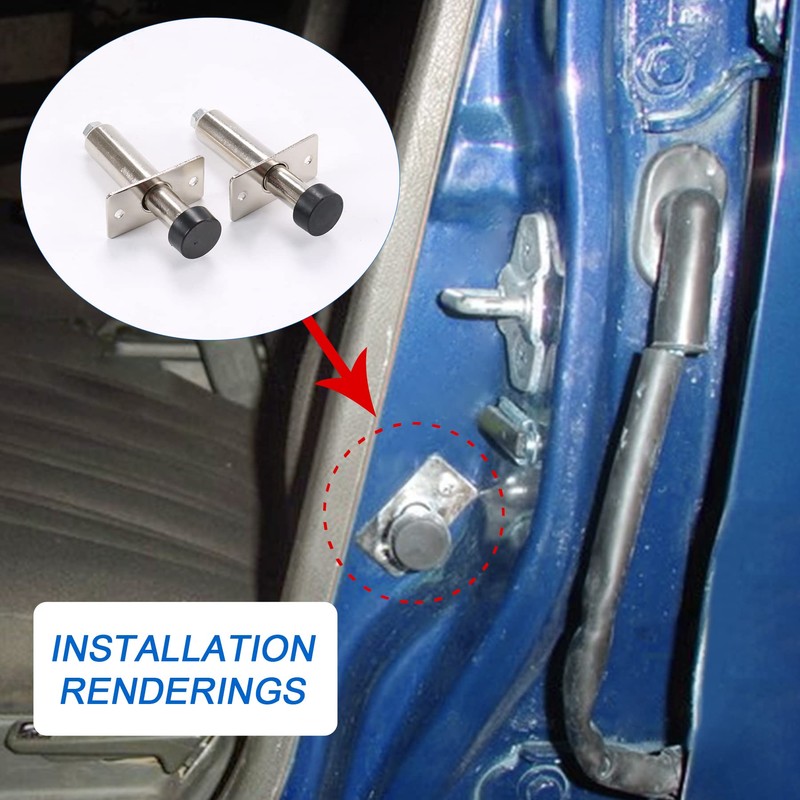 Jdmspeed New Stainless Chrome Door Poppers Trunk Popper Street Rod