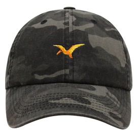 JPAK Pterodactyl Premium Dad Hat Embroidered Cotton Baseball Cap Dinosaur